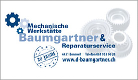 Mechanische Werkstätte Baumgartner & Reparaturservice